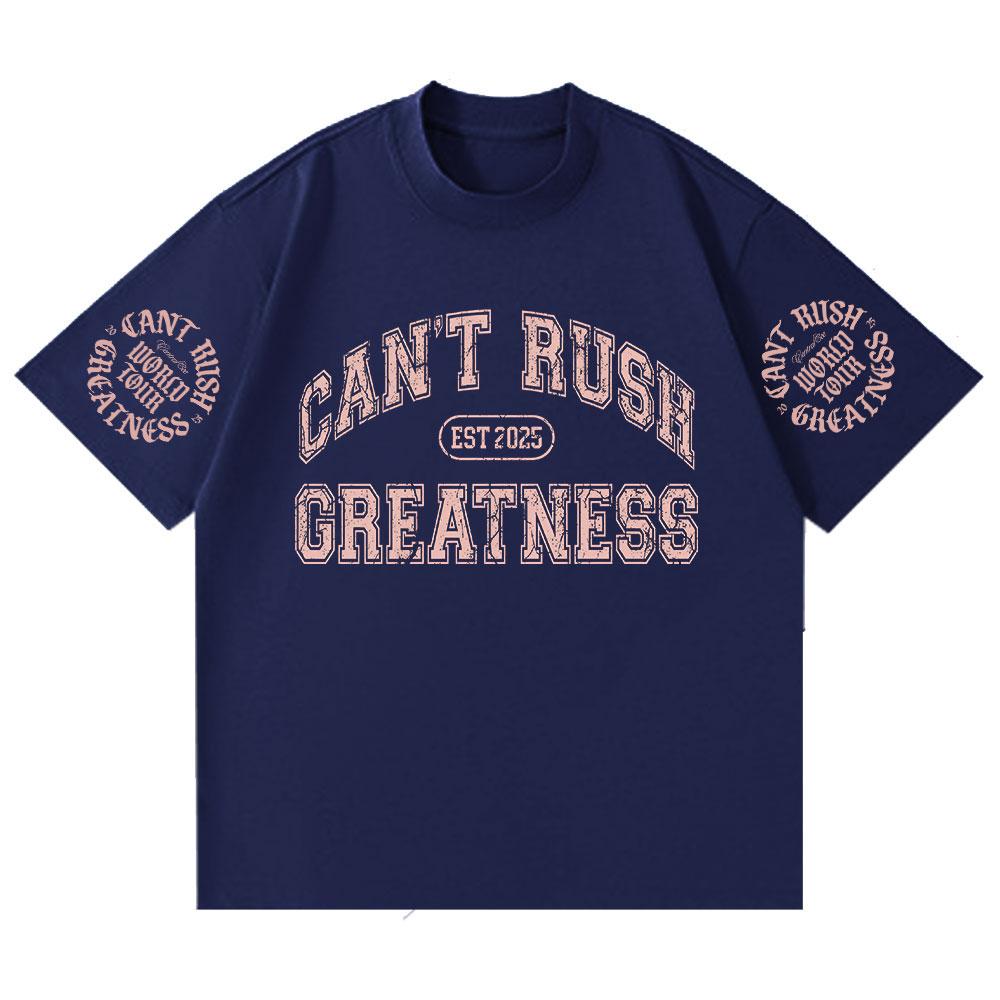 Central Cee CAN'T RUSH GREATNESS World Tour 2025 T-shirt Summer Cotton Short Sleeve T Shirts Men Women Fashion Hip Hop T-shirts