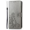 For iPhone 17 Pro Max Leather Case Four-Leaf Clover Wallet Phone Cover