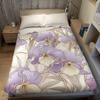 Lavender Iris Breeze Flannel Blanket Warm Soft Halloween Christmas Couch Warm Cozy Decorative Decor Gift for All Season