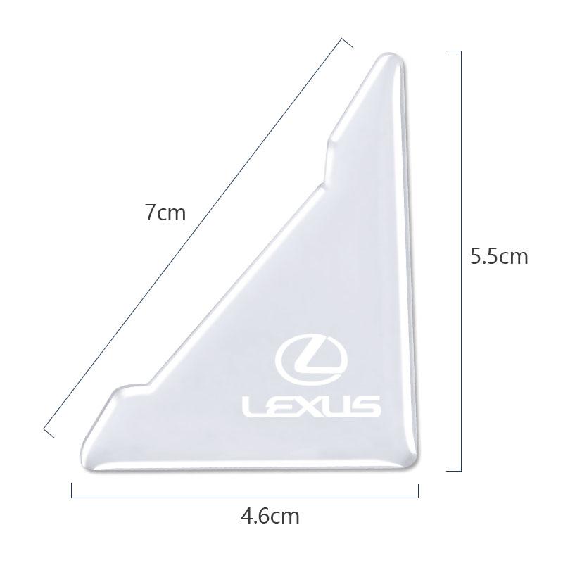 2 ks Ochranná nálepka na dveře auta Nárazník odolný proti poškrábání Lepidlo Pro Lexus F SPORT ES RX NX LS UX LM LX GX LC RZ IS CT GS RC HS SC TX