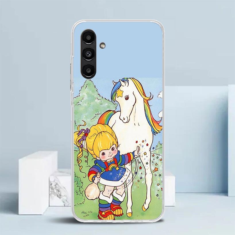 R-Rainbow Niedliche Helle Hülle für Samsung Galaxy A17 A37 A57 A16 A26 A36 A56 A15 A14 A55 Handyhülle A13 A53 A25 A35 A24 A34 A23 A33