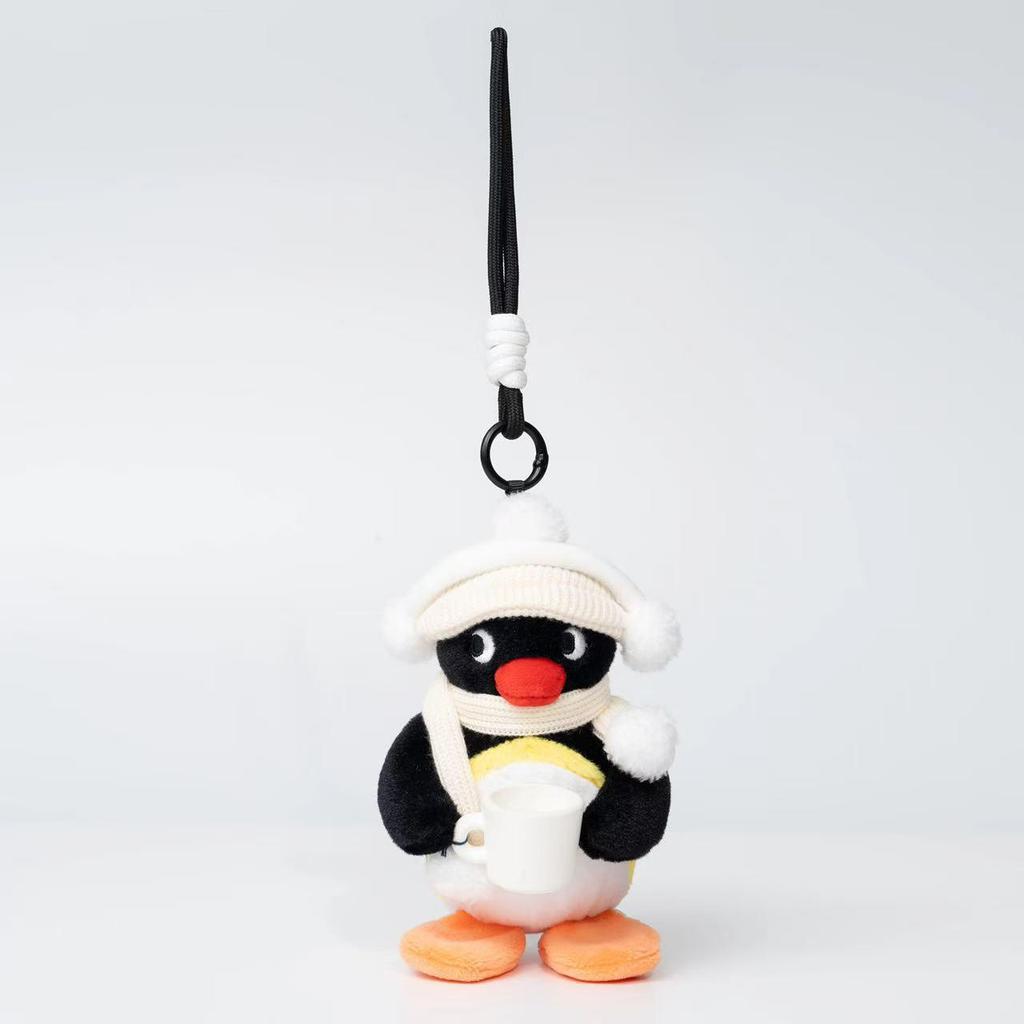 Youmai Penguin Sitting Pose Plush Toy Pinga Doll Ornament for Claw Machines