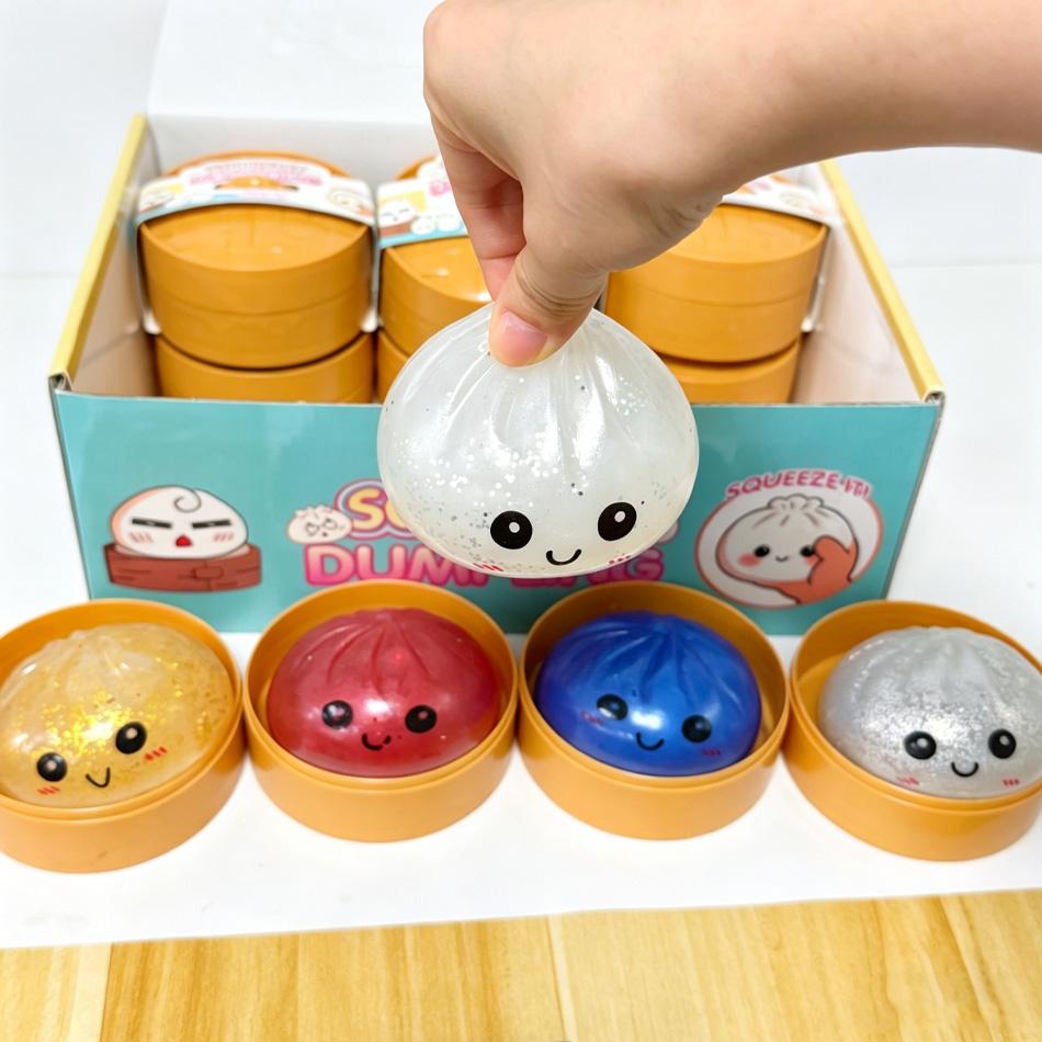 Glitzer-Knödel Glitzer-Knödel Squishy Mit Box Knödel Sensorisches Quetschspielzeug Zur Stressbewältigung