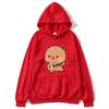 Cute Pretty BuBu Panda in Flowery Head Piece Hoodie DuDu Bear Dancing and Playing with A Guitar Sweatshirt Women Tops