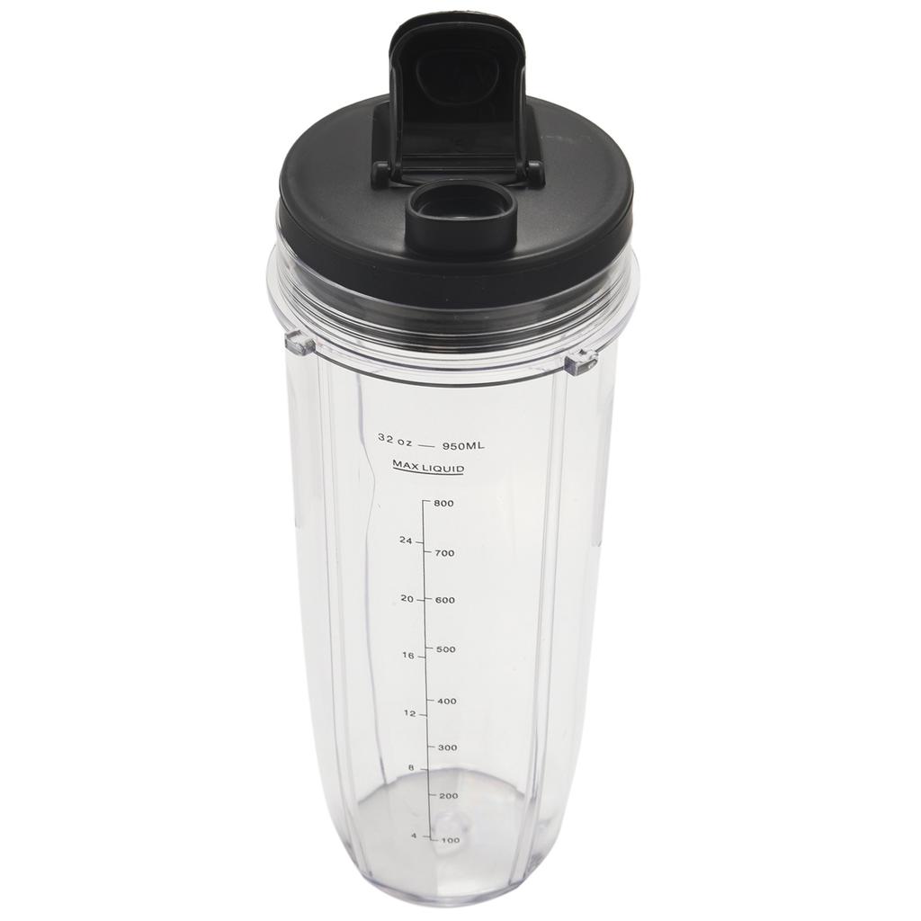 Juicer Accessories 32OZ Cup and Spout Lid for Ninja BL480 / BL490 / BL640 / BL680 Auto IQ Series Juicer