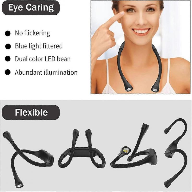 Usb Rechargeable Reading Light, 1000mah Reading Light