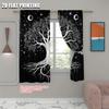 2pc     Party Curtains The Tree of Life Machine Washable Polyester  Without Electricity Party Decorations Use for Holiday Party