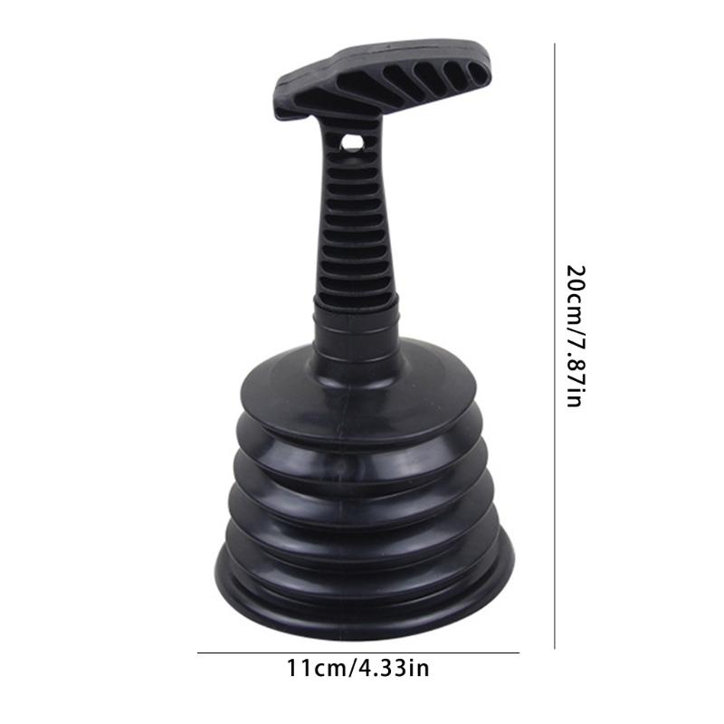 Durable Handheld Drain Plunger, Drain Unblocker, Pipe Unblocker for Home Bathroom, Kitchen, Laundry Blockages Tool