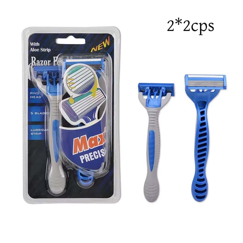 Barbermaskin Splitter nytt design barberhøvel for menn Barbering trelags barbermaskin Gjenbrukbar barberhøvel importert blad med flere verktøyhoder Bytt ut