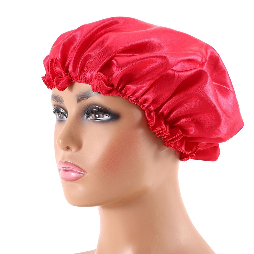 Fashion Hair Care Nightcap Head Cover Bath Lady Shower Hat Hair Cap Shower Caps Sleeping Hat