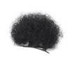 2 PIECES Afro Puffs Natural Black Hair Bun For Kids Curly Chignon Hairpiece Natural Soft ,Clip On Hair Durable For Repeated Use