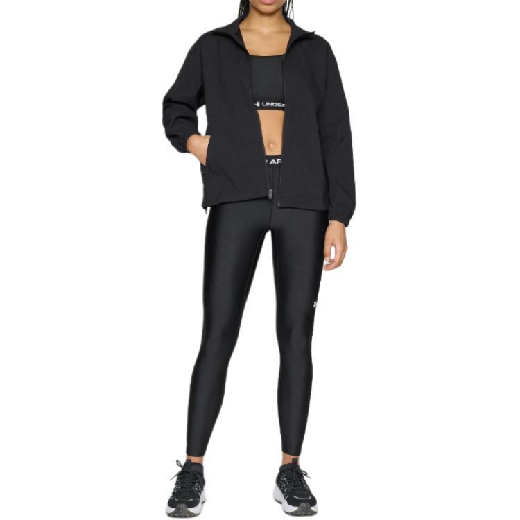 Under Armour Letter Slim Fit Elastic Waist Mid Rise Leggings Women leggings 6010002-008