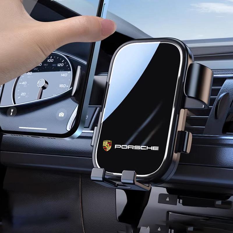 New Car Phone Holder Air Vent Mobile GPS Stand Support For Porsche 911 718 Taycan Panamera Cayenne Macan Cayman Auto Accessories