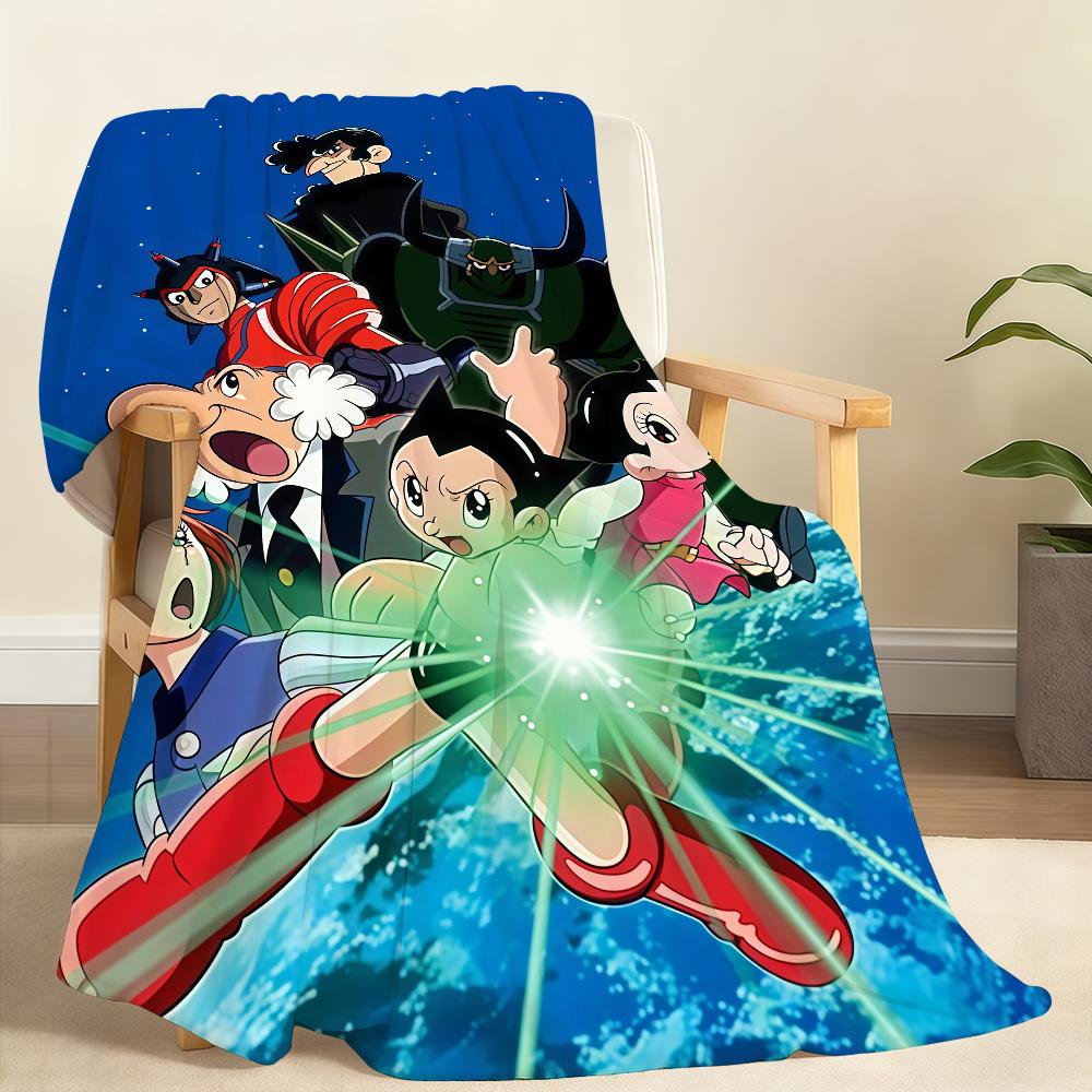Classic Anime A Astro B BoyS Cute Blanket Soft Throw Blanket for Home Bedroom Bed Sofa Picnic Travel Office Rest Blanket Gift