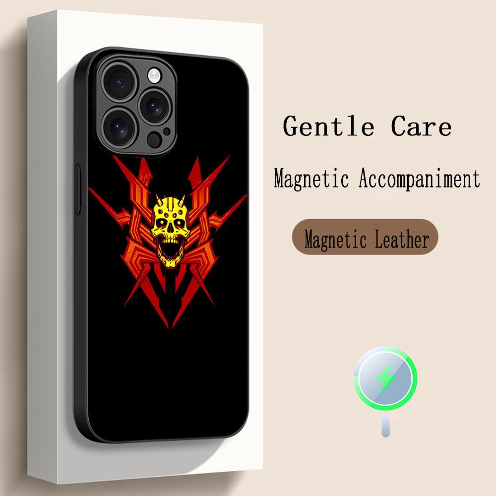 Classic Game D-doomEs Fashion Poster Phone Case For iPhone 17 16 15 14 13 12 Plus Pro Max High-end Luxury Magsafe Sheepskin
