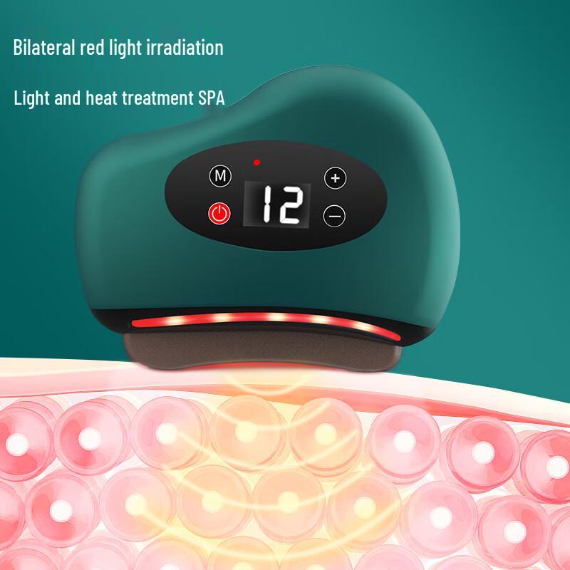 Yingjiu GS-01 Gua Sha-Massagegerät aus rotem Bian-Stein