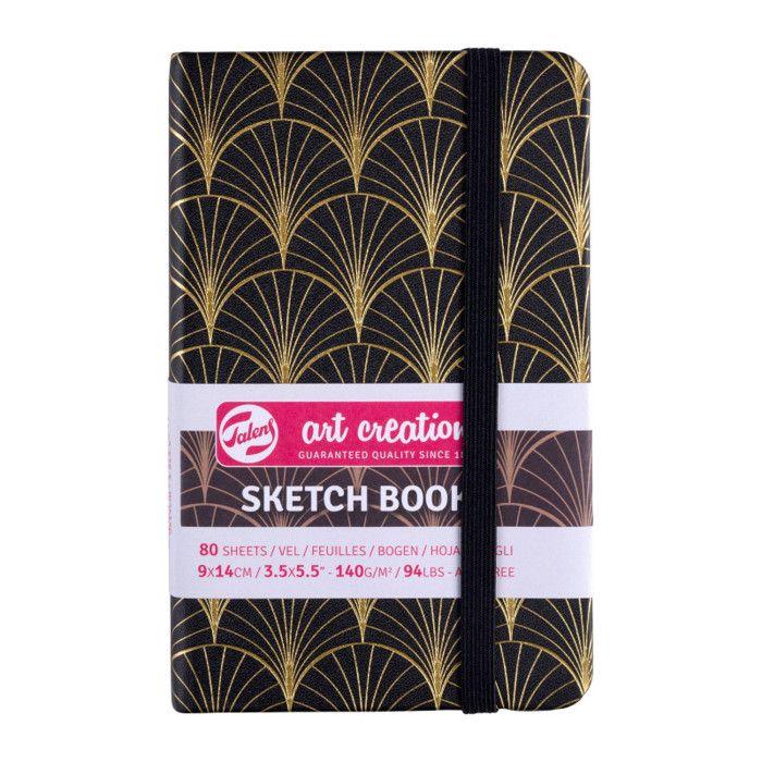 Carnet - Croquis - Art Déco - 9x14cm - 80 pages - Couverture rigide