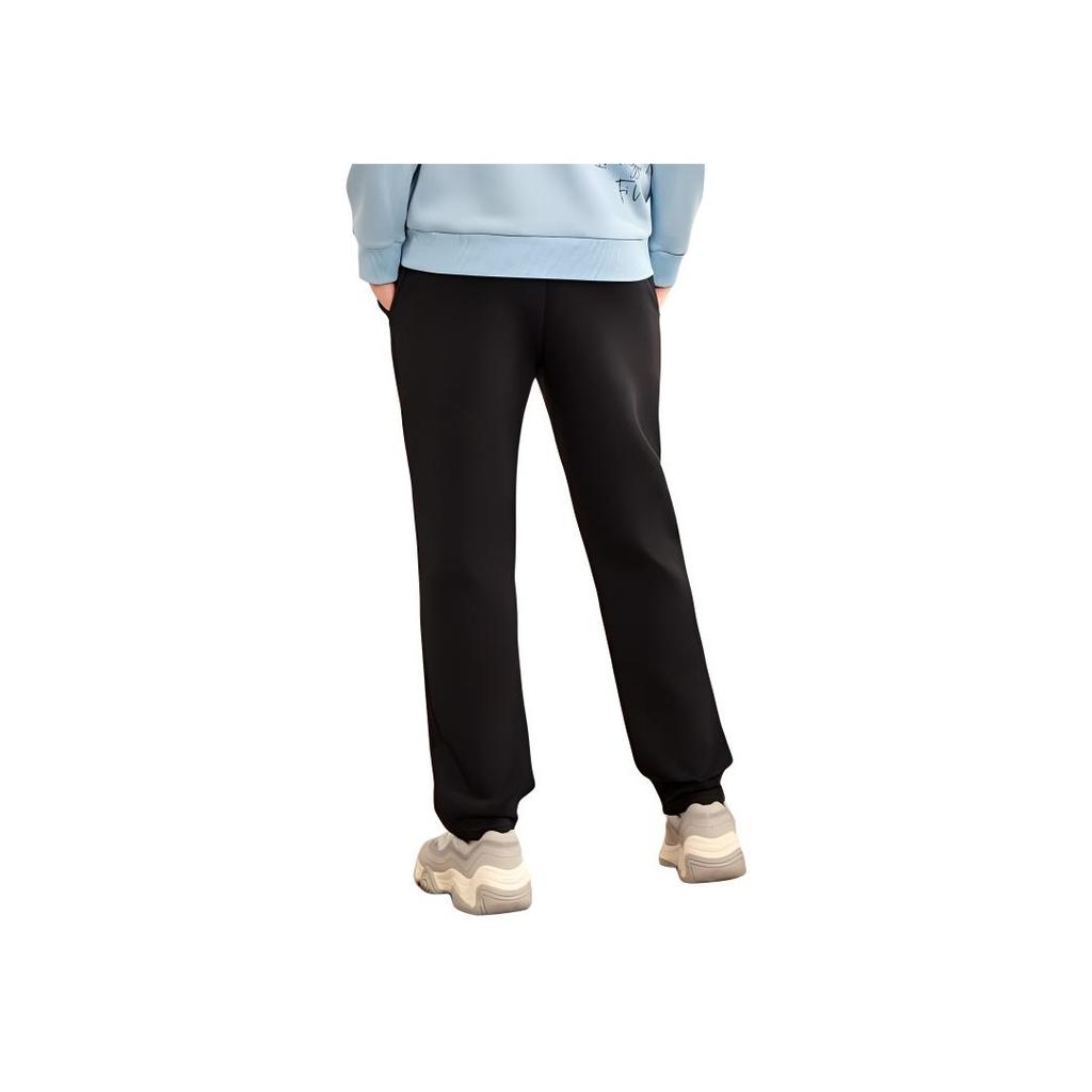 New FILA Knitted Sports Pants Men's Jet Black F51M348602ABK