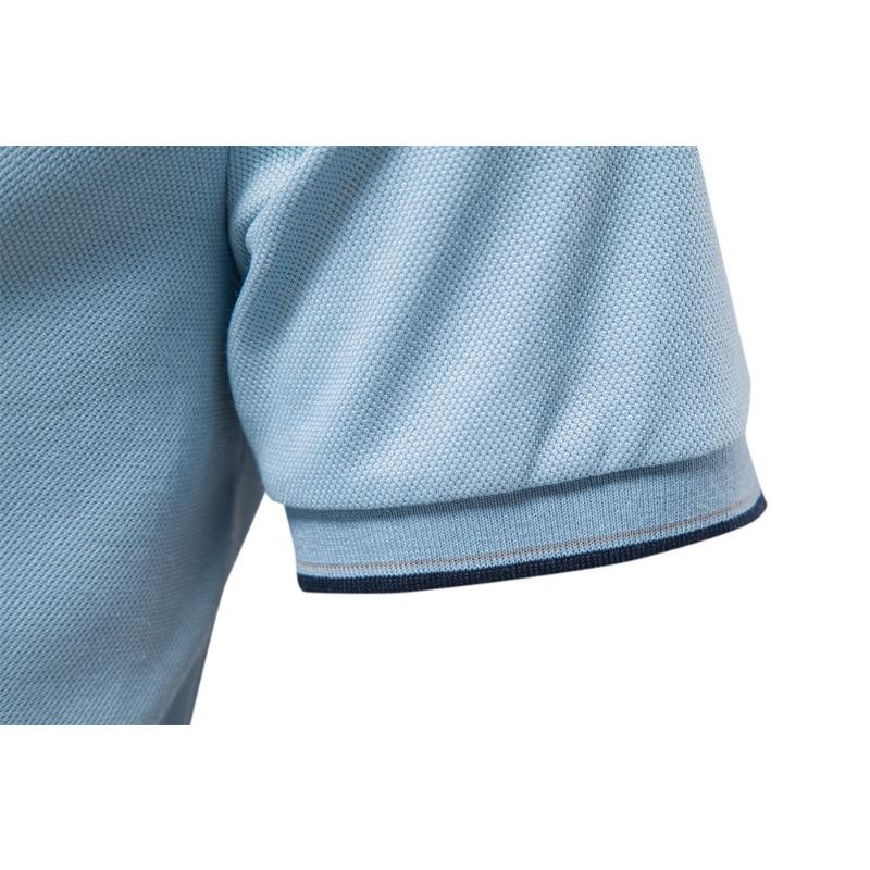 New Solid Color V-neck POLO Shirt for Spring and Summer