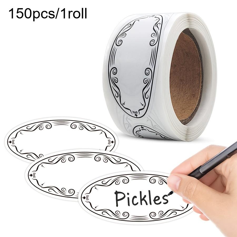 

150pcs White Oval Sticky Notes Easy Bookmarks Labels Writable Sticky Notes Office Home Party Decoration Stickers Label