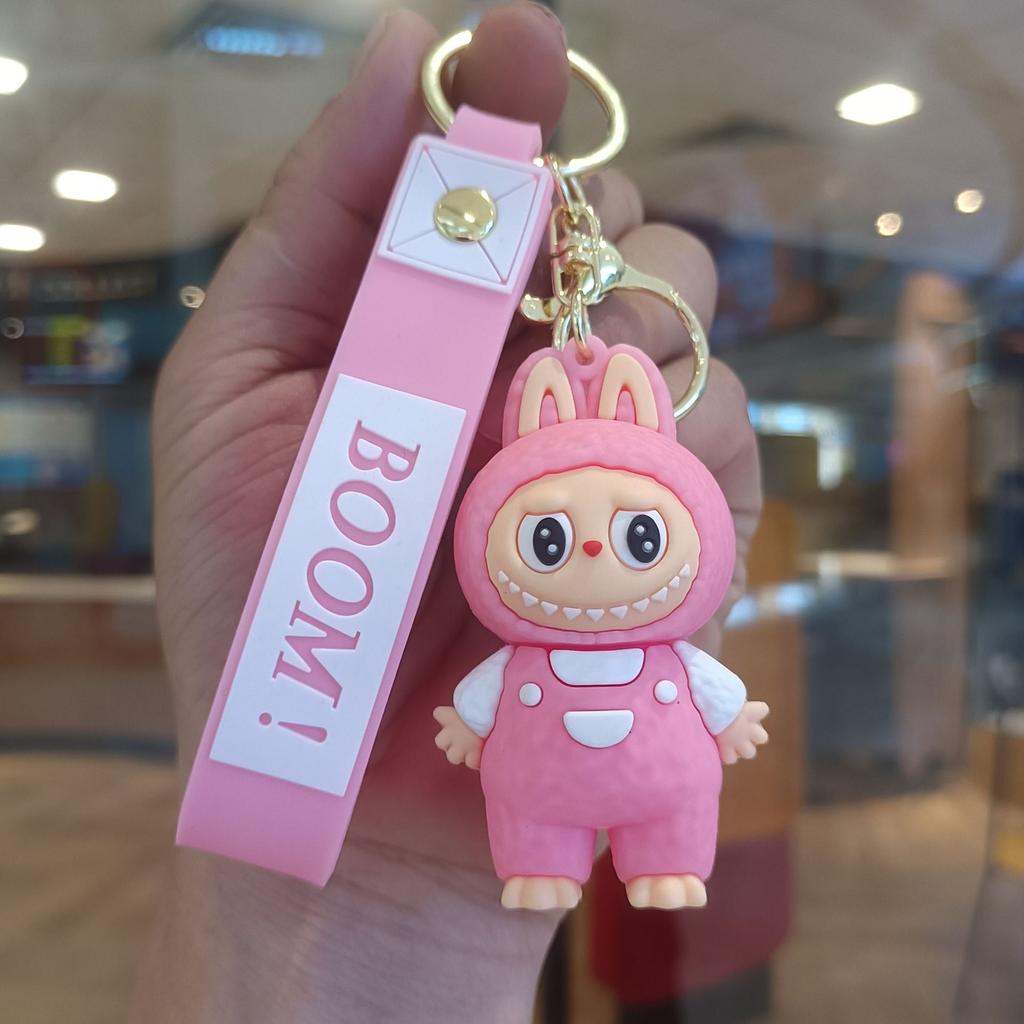 Buck Tooth Sheep Keychain Cute Cartoon Doll Schoolbag Pendant Car Key Chain Gift