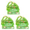 Christmas Tree Festival Gift Handle Bags for Candy Biscuit Cookies Chocolate Packaging Bags Birthdays Parties Holiday Decor
