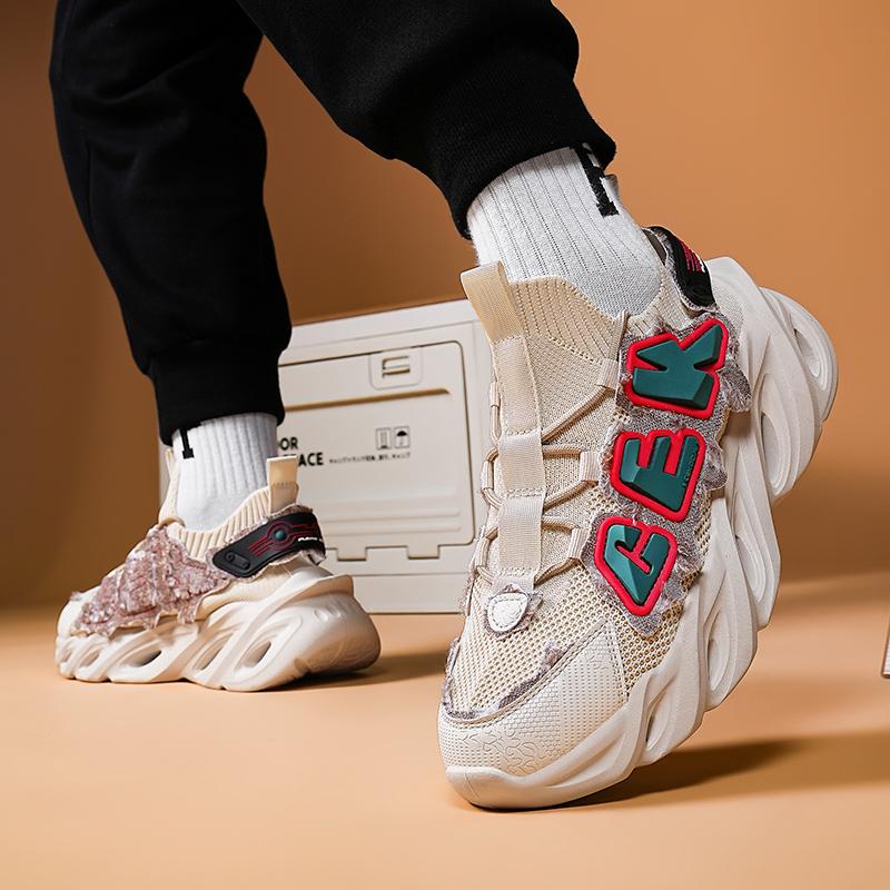 Herrenschuhe Sneakers Herrentennis Luxusschuhe Herren Casual Trainer Race Atmungsaktive modische Halbschuhe Laufschuhe für Männer