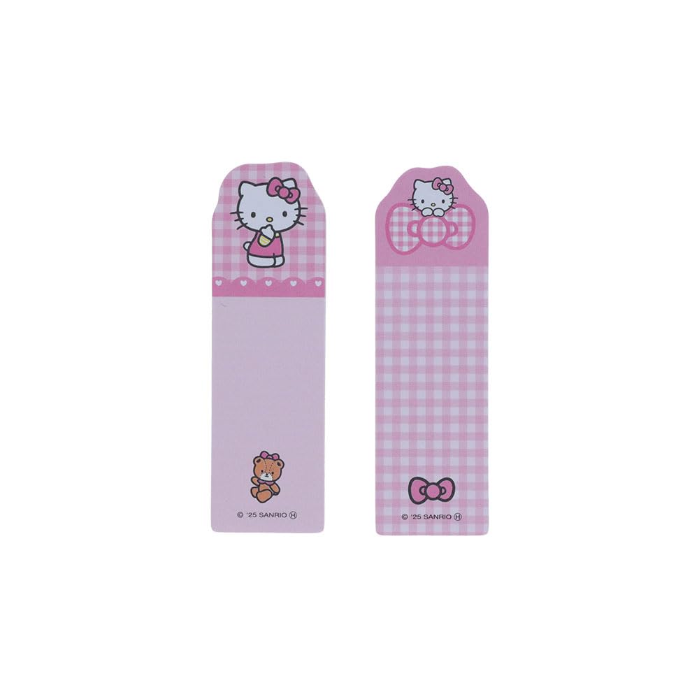 Stationery Sanrio Characters Sticky Notes with Case and Cup Hello S2849275 Sun-Star Case, Kitty, Pink,