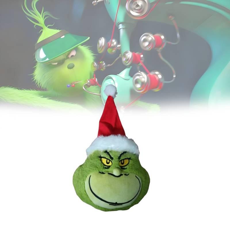 Charming Grinch Keychain Plush Toy Featuring Delightfully Soft Fabric For Gifts