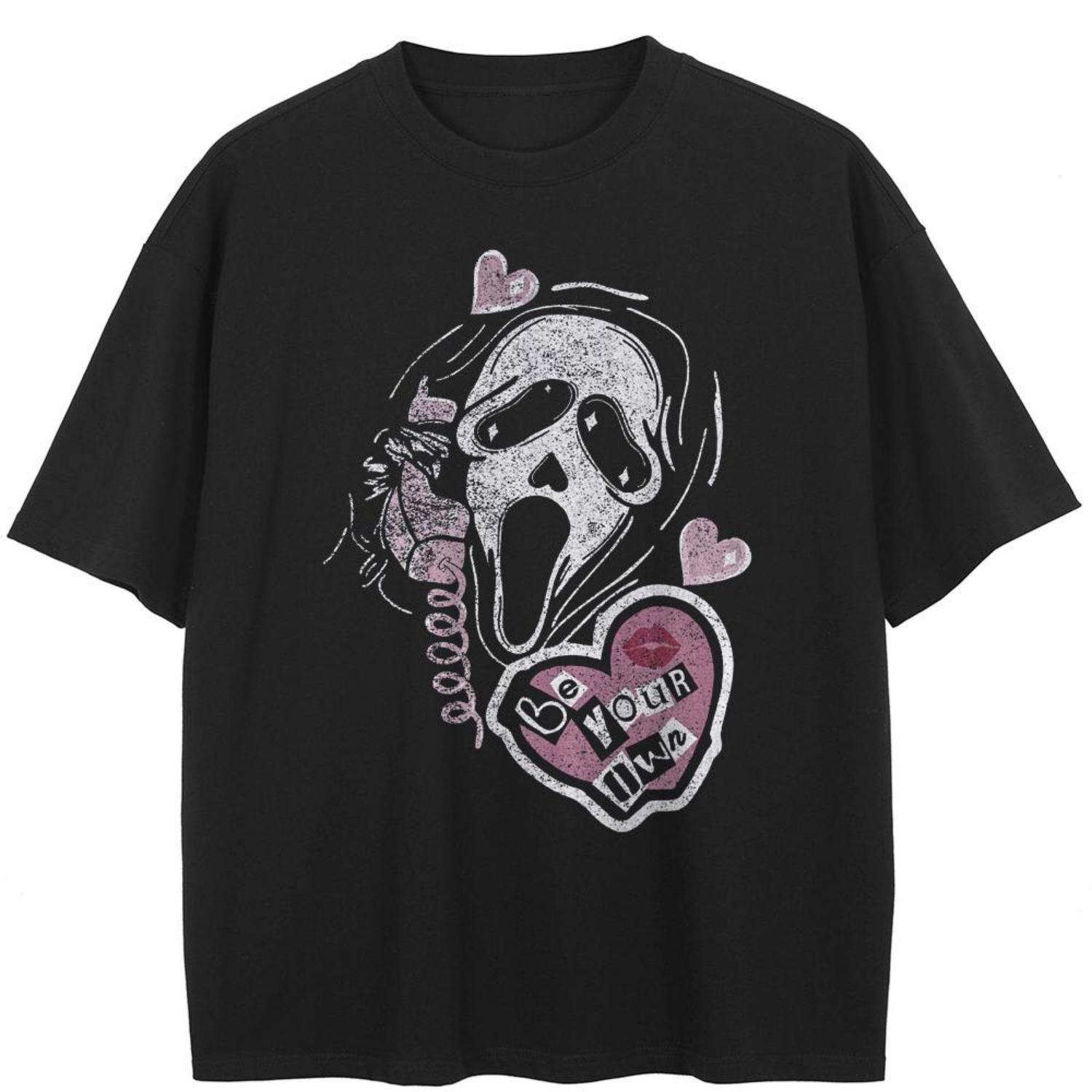 

Streetwear Funny Skull Graphic Black T-Shirt Cotton Unisex Tops Tees Summer Short Sleeves T Shirt XXXXXL