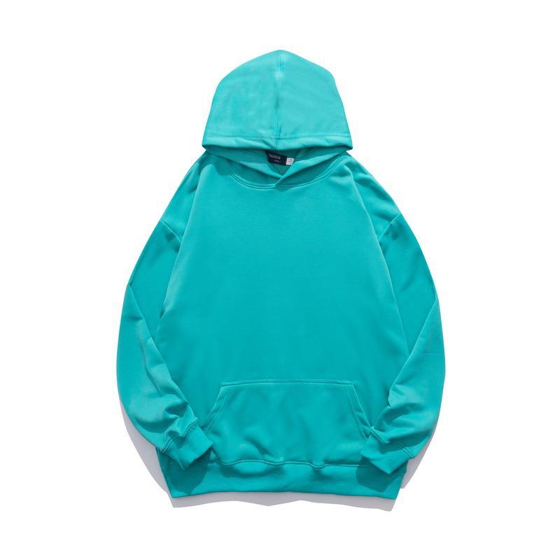 Women's 2024 Autumn/Winter Korean Style Loose Plus Velvet Hooded Sweatshirt