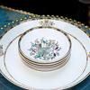 Nogoo Jingdezhen European Gold Rim Ceramic Dinnerware Set