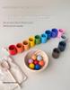 Tasses de tri de couleurs Montessori: Jouets d'Éveil pour Enfants de 1 à 2 Ans