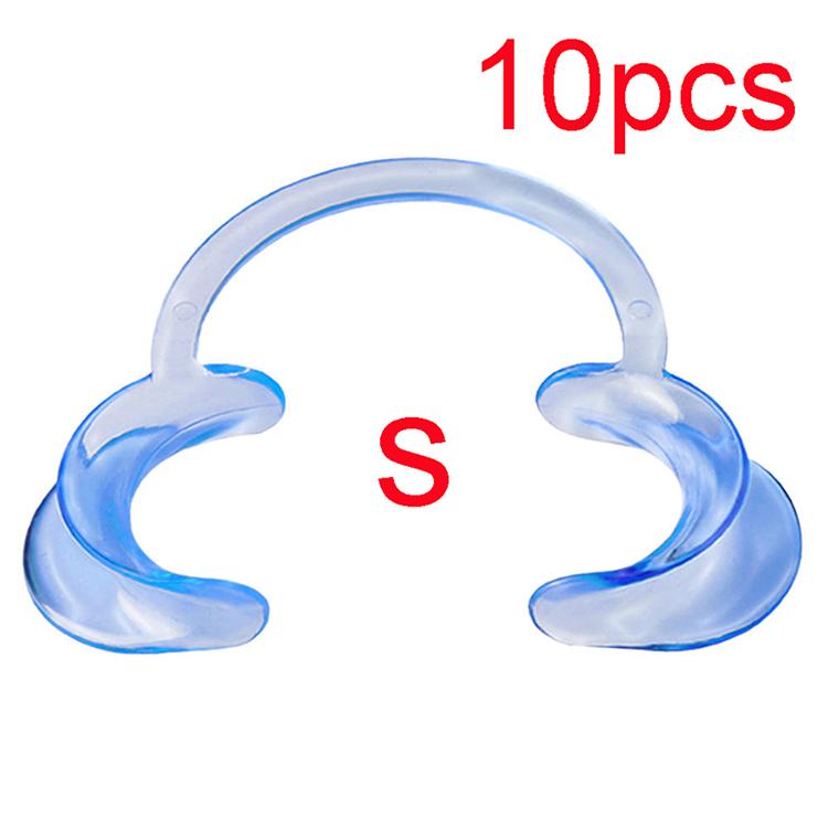 10 Pcs C Shape Mouth Opener Dental Tools Cheek Retractor Lip Oral Clean Opener Dentist Materials