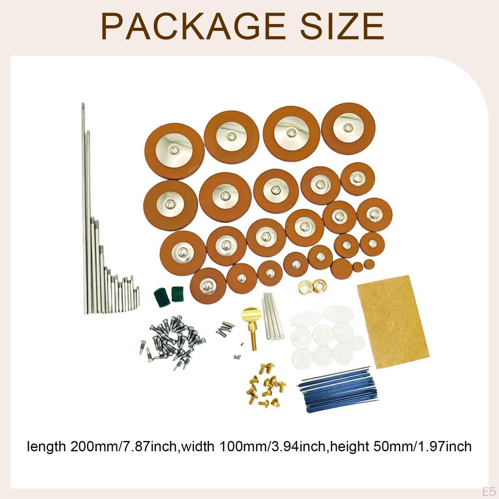 Alto Sax Repair Kit Maintenance Parts Sound Hole Pad Saxophone Tools for