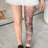 Flower leg leggings, women's thin design, anti hook silk, niche creative, bare leg artifact, sexy spicy girl pantyhose
