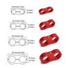 1PC Universal Aluminum AN4 AN6 AN8 AN10 Braided Rubber Hose Line Clamp Splitter Billet Oil Fuel Water Hose Tube Seprator Kit