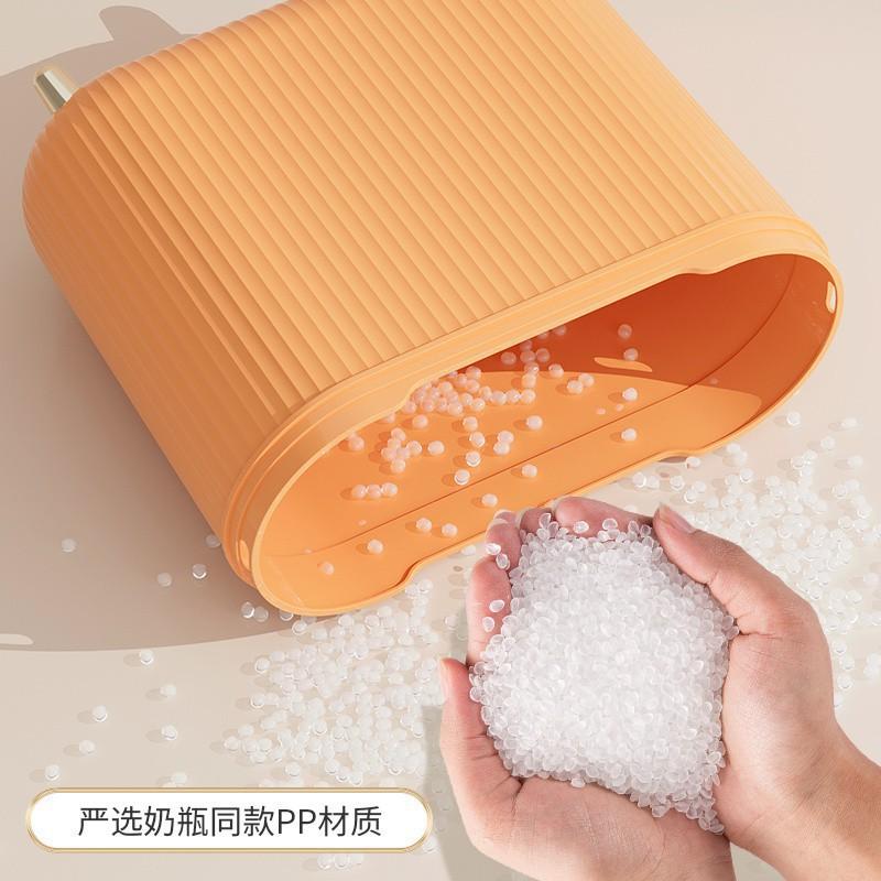 Toilet Trash Can Household High Value Light Luxury Press Type With Lid Crack Large Capacity Toilet Narrow Slot