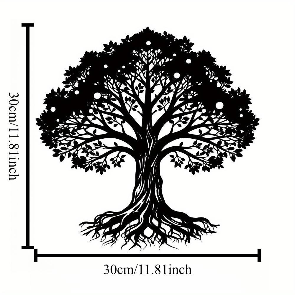 

Life Tree Metal Wall Art 23.62 Inch Iron Decor for Living Room Outdoor Christmas Birthday Gift 1pc