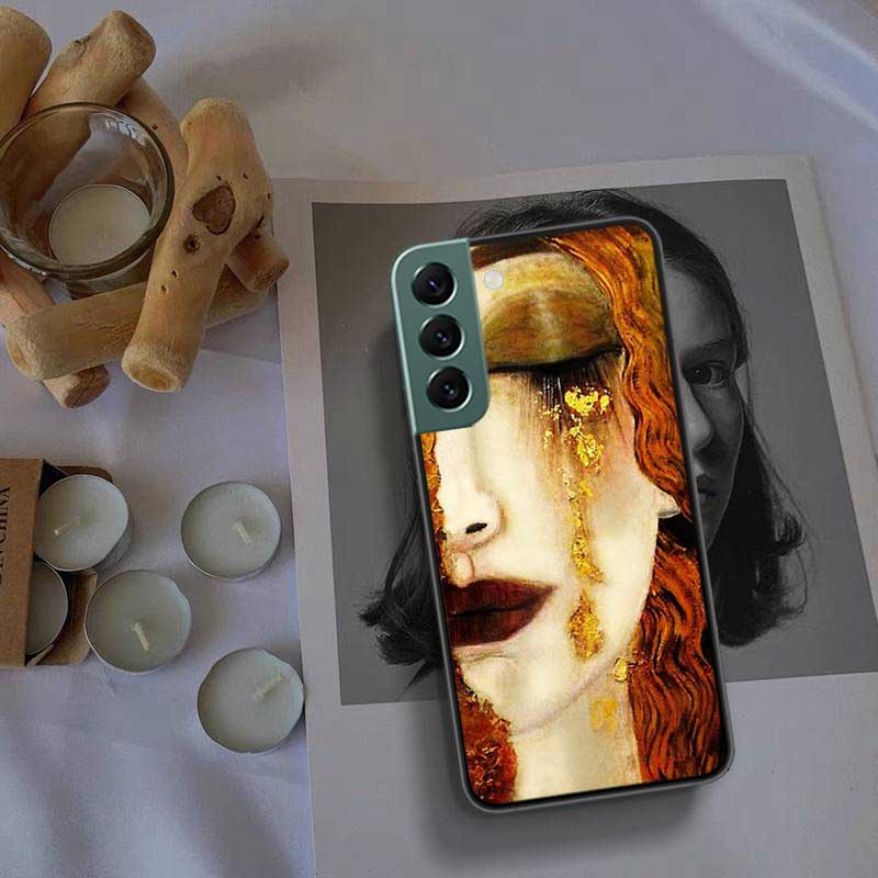 Kiss by Gustav Klimt Desig Phone Case For Samsung A16 A26 A36 A56 Galaxy A02S A12 A52S A13 A23 A33 A53 A54 A34 A24 A14 A22 A32 A