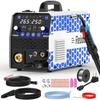 250Amp 8-in-1 MIG Welder RBM2500 PRO and 10-Pack MB15 Ceramic Nozzles 120V/240V Multiprocess Machine w/Gas MIG Flux Core