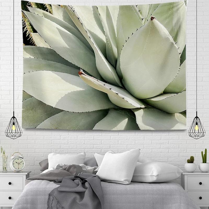 Flowers and Succulents Tapestry Home Wall Decoration Tapestry Office Living Room Tapestry
