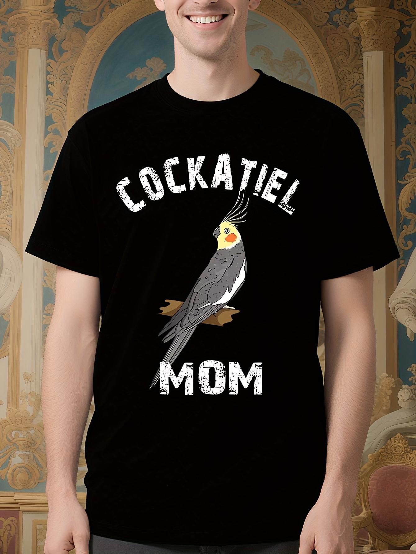 Cockatiel Mom Graphic Tshirt - Funny Bird Owner Gift with... XXXL
