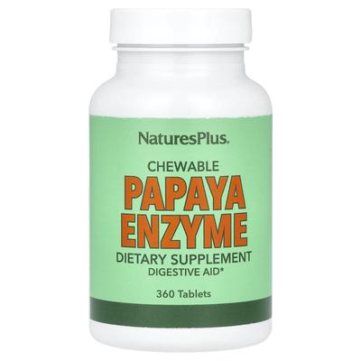 Chewable Papaya Enzyme Supplement, 360 Tablets