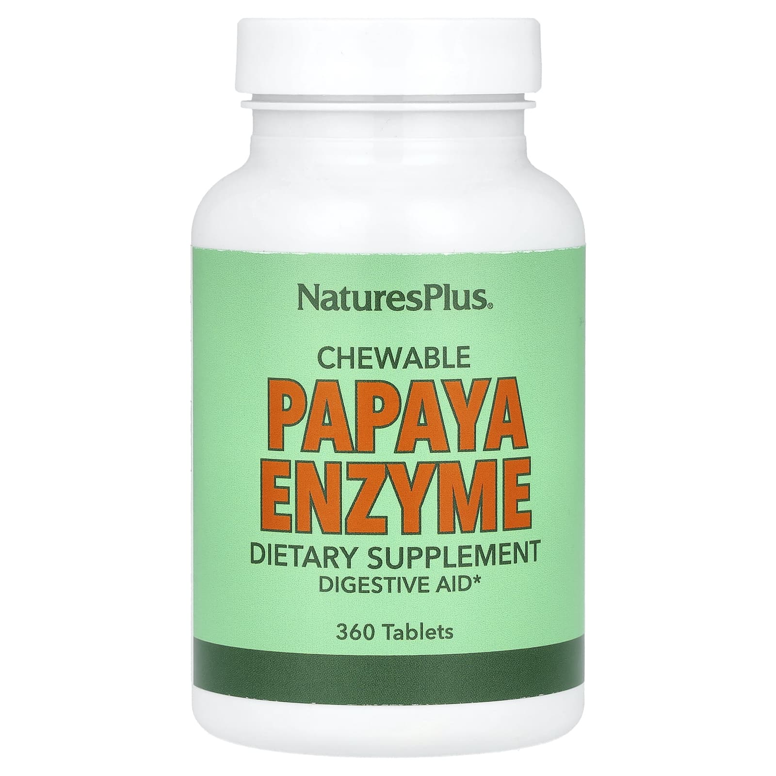 

Chewable Papaya Enzyme Supplement, 360 Tablets