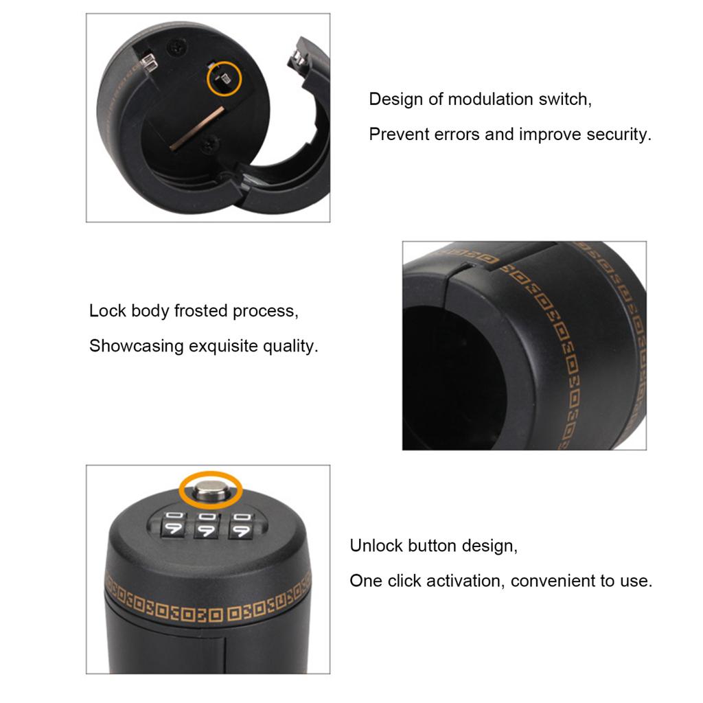 Wine Bottle Cap Lock Combination Password Code Lock Whiskey Bottle Top Stopper Digital Lock for Wine Liquor Bottle