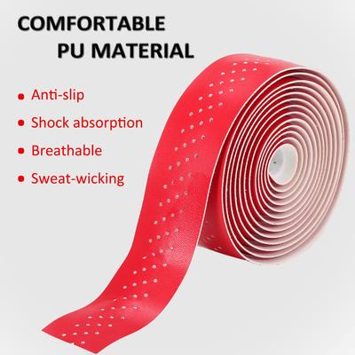 1 par de cintas para manillar de bicicleta, banda suave para manillar de bicicleta de carretera, cinturón para manillar de ciclismo antideslizante y transpirable, cinta para barra EVA, cinturón para cuernos de bicicleta