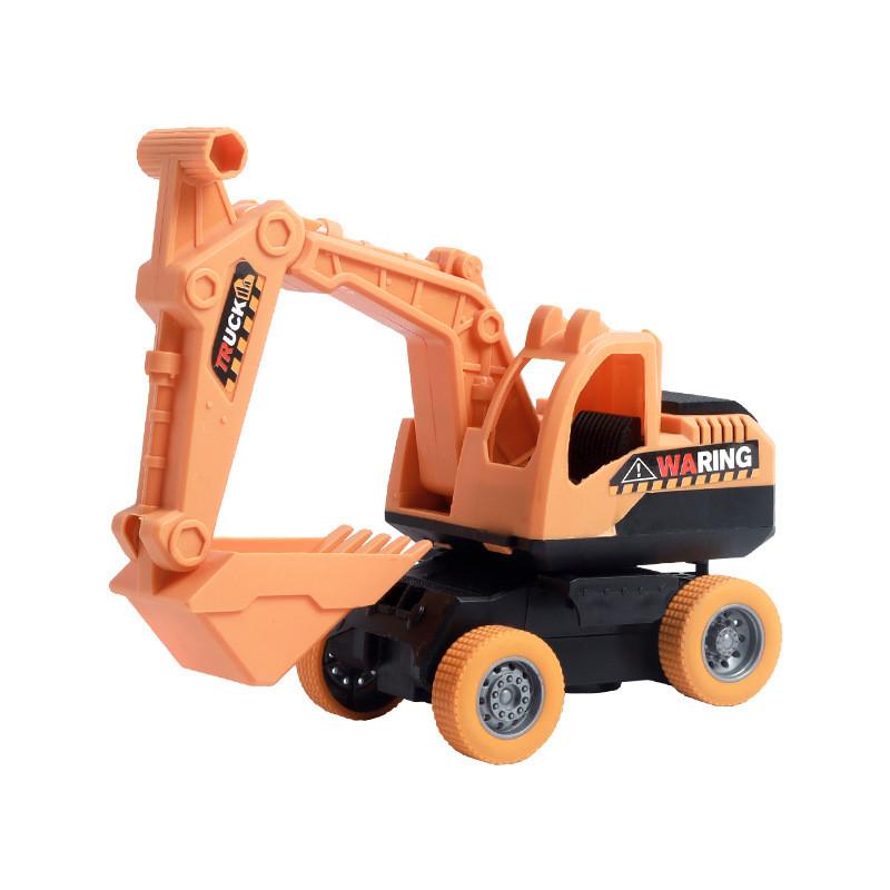 Excavator Bulldozer Transport Truck Mixer Truck Kid Toy With Movable Joints For Toddler Play