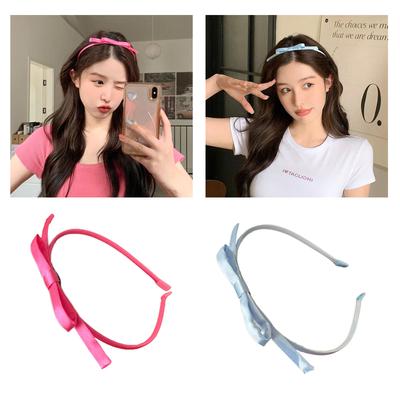 Satin-Schleifen-Stirnband für Damen InsStyle Band-Schleifen-Haarband Mädchen Süßer Haarreif Party Haarstyling-Accessoires