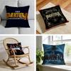PPantera Band Cushion Cover Short Plush Pillowcase for Bed Sofa Carwashable